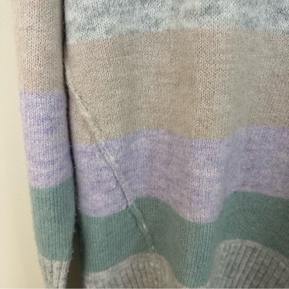 Gap | Pastel Colorblock Turtleneck Pullover Sweater Size Small - Picture 4 of 7